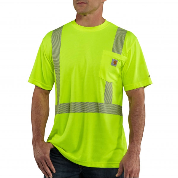 Carhartt Men's HV Frc Relaxed Fit Light Weight Short-Sleeved Cls 2 T-Shirt