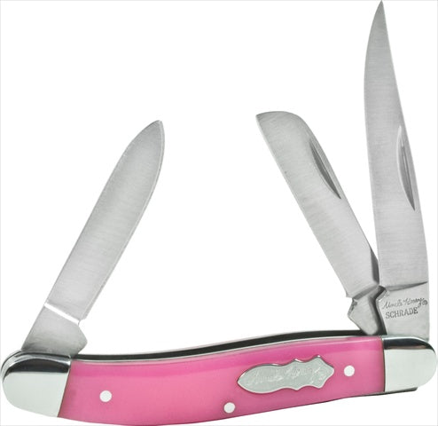 Schrade Uncle Henry 897UHP Uncle Henry Premium Stock Pink Handle