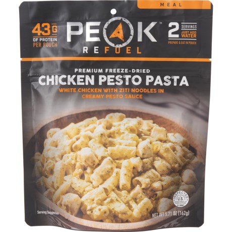 Peak Refuel Chicken Pesto Pasta Freeze Dried Food 5.71 Oz SKU - 483384