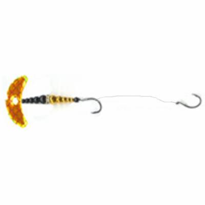 Mack's Lure Double Whammy Walleye Series Spinner Rig - 1.5" - Fluorescent Chartreuse