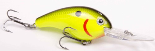 Strike King Pro Model 5XD Crankbait - Black Back Chartreuse