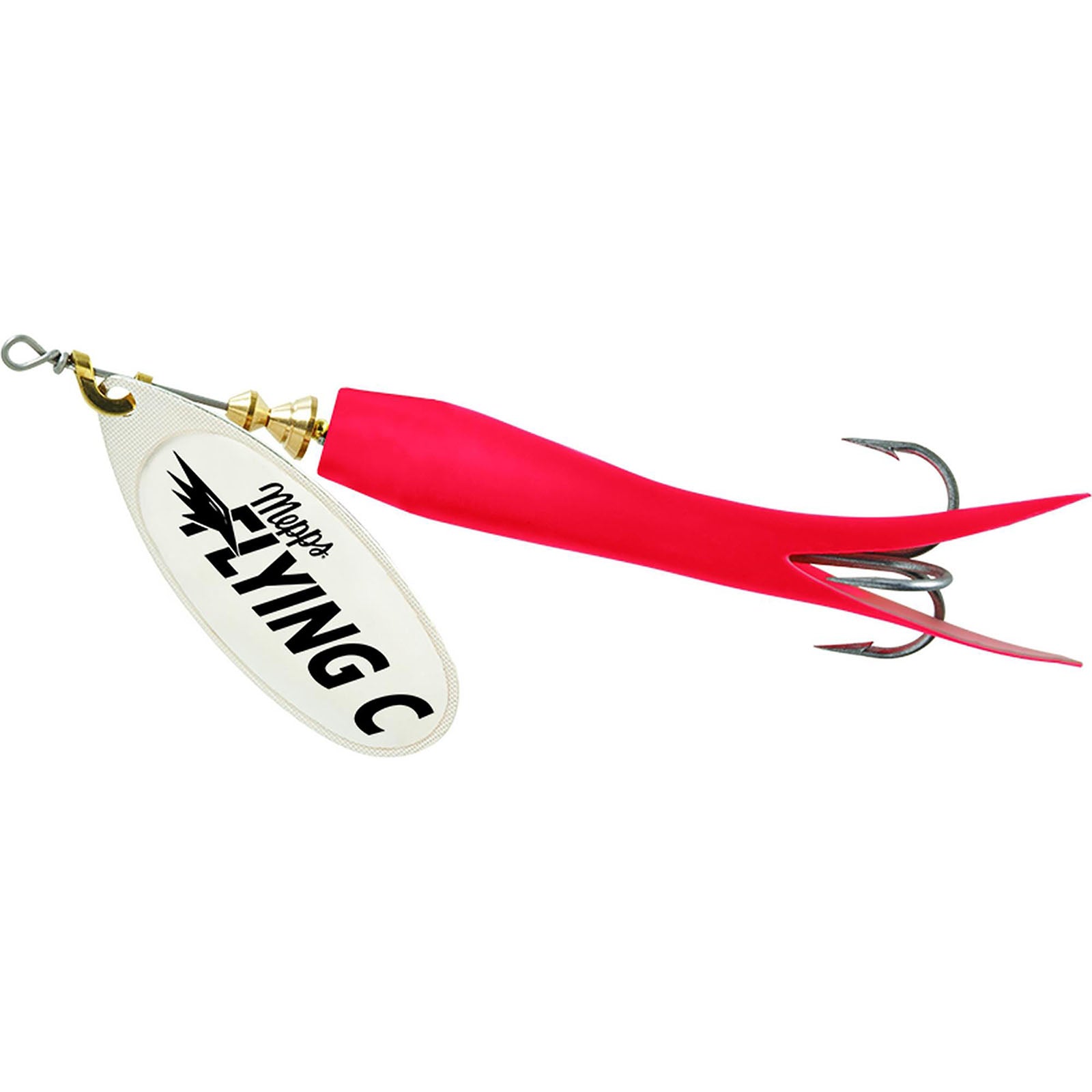 Mepps Flying C Spinner Red/Silver; 5/8 Oz