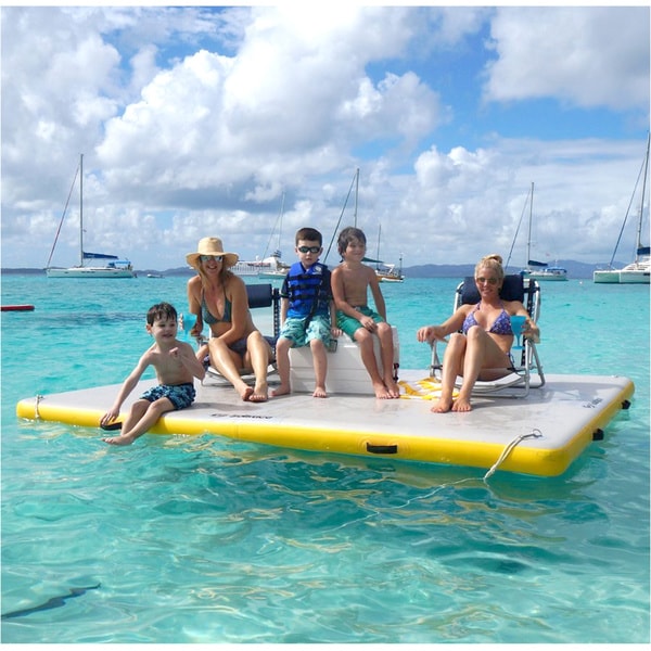 30805 Inflatable 4 Person Inflatable Dock