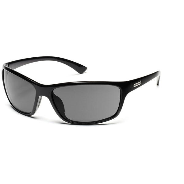 Suncloud Sentry Injection Molded Sunglasses Size 63mm in Black/Gray