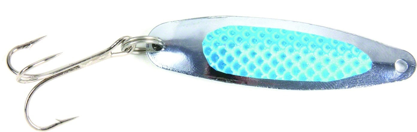 Nickel Prism Casting Spoon 1 12 Oz 3 38 Blue Prism