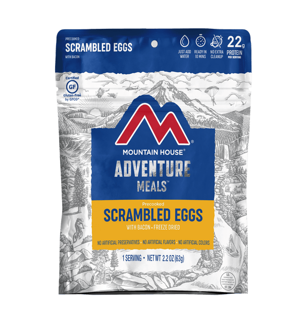 Mountain House Scrambled Eggs With Bacon Pouch
