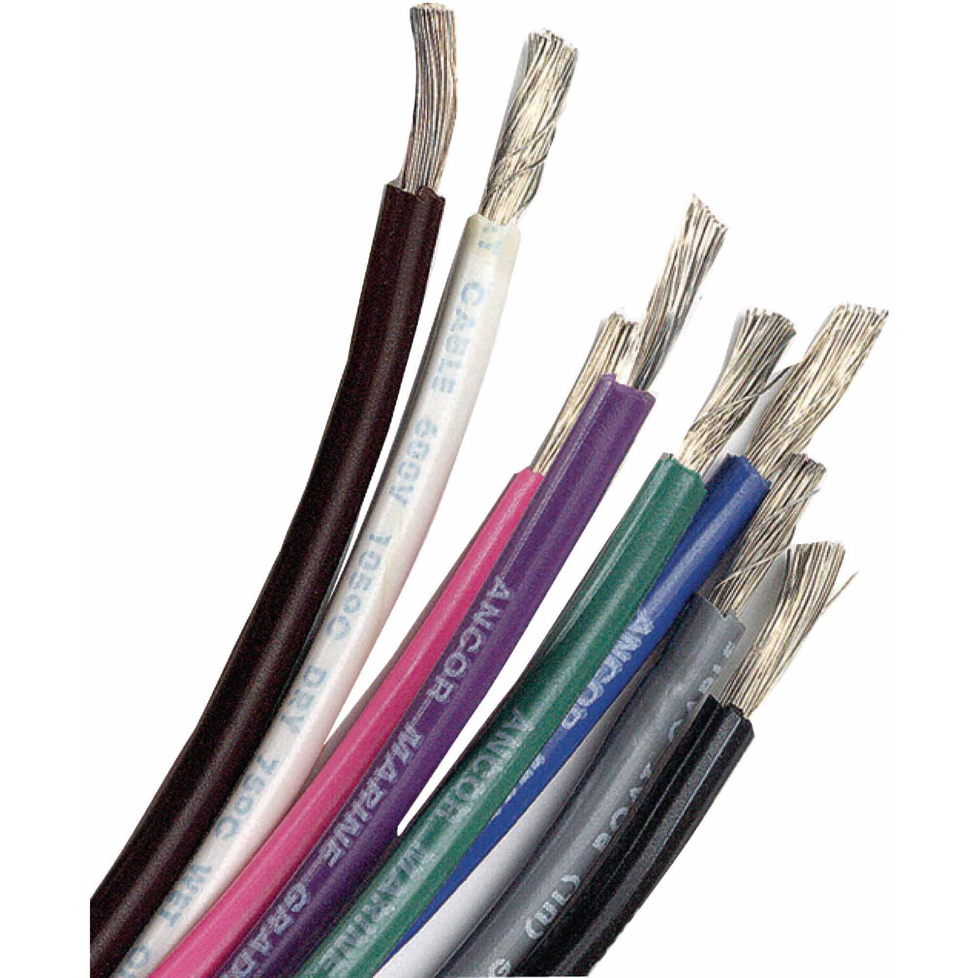 ANCOR 188003 Black 10 AWG Tinned Copper Wire - 8