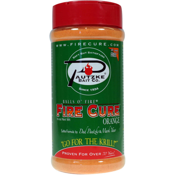 Pautzkes Bait Balls O' Fire Cure Fish Egg Cure - Orange