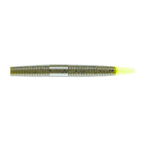 YUM Dinger Soft Bait Green Pumpkin/Chartreuse