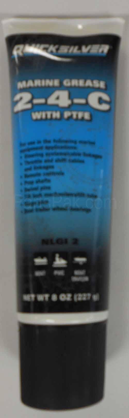 Quicksilver Quicksilver 2-4-C Marine Grease with PTFE -  8 Oz Tube  Sold by Each