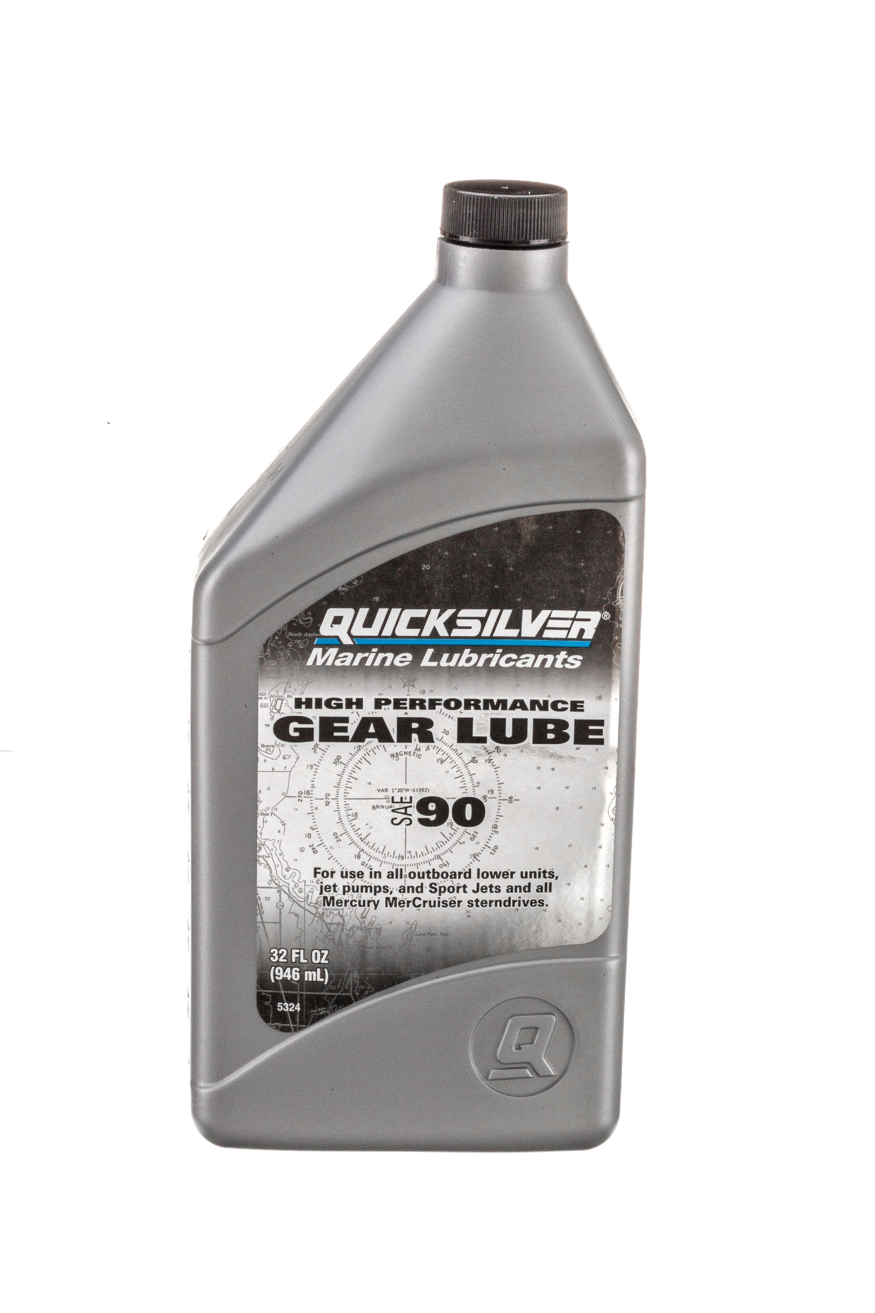 Quicksilver 75W90 Synthetic Marine Lower Unit Gear Oil 32 Oz
