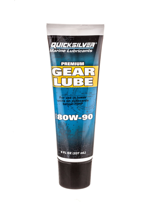 QuickSilver 8 Oz 80W-90 Premium Marine Engine Gear Lube