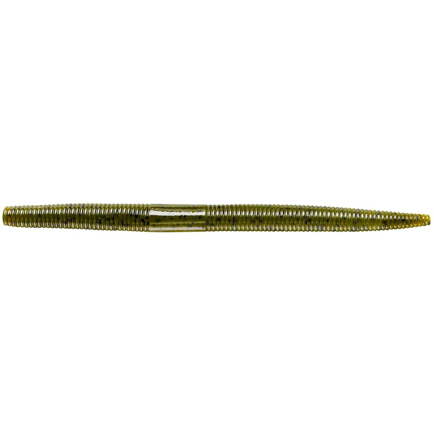 YUM Dinger Soft Bait Bulk Pack, Green Pumpkin