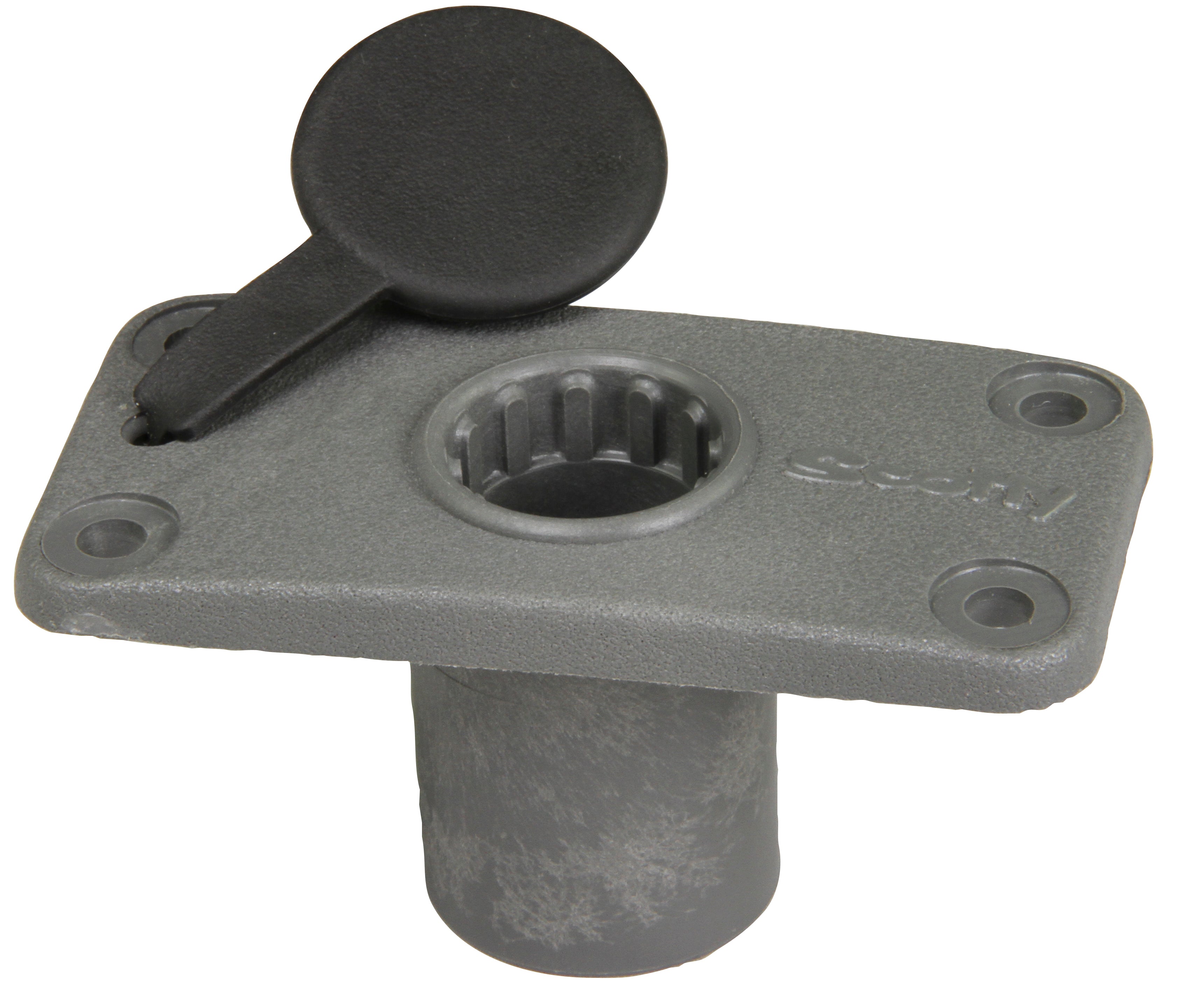 Scotty Flush Deck Mount & Rain Cap