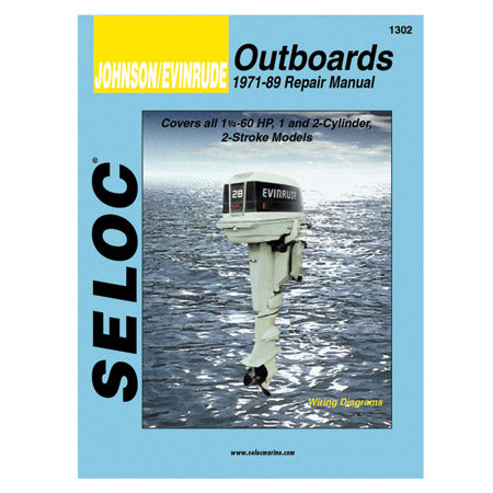 Marine Outboard Repair Manuals for Johnson/Evinrude '73 - '89
