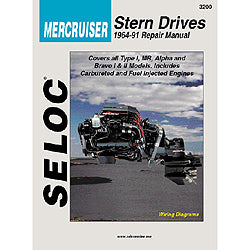 Marine Stern Drive & Inboard Repair Manual for Mercruiser '64 - '91