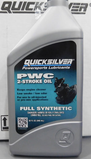 Quicksilver Full-Synthetic 2-Stroke PWC and Sport Boat Oil