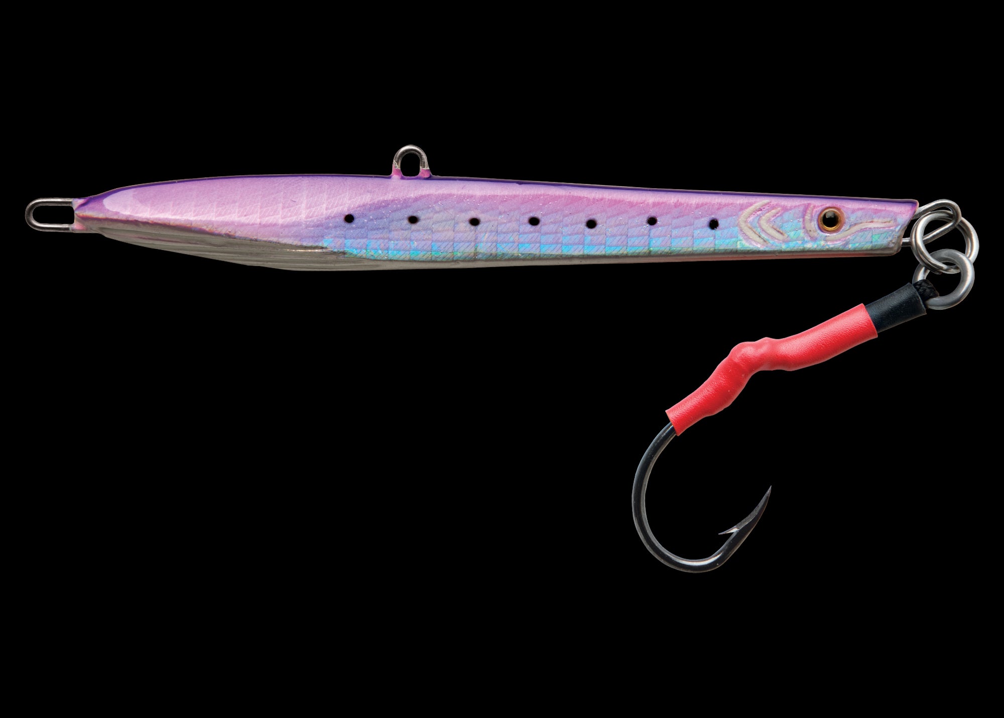 Asj100Prpl Abyss Speed Jig, 6 12, 3 12 Oz, 70 Assist Hook, Purple, Sinking