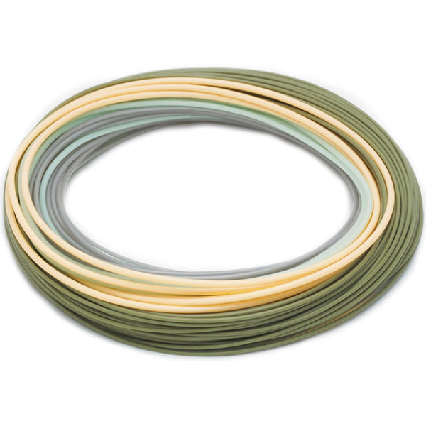 XXB RIO Elite Single-Handed Spey Fly Line - Gray/Glacial/Peach/Camo - 90' - 7