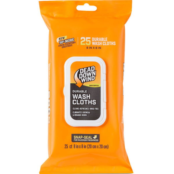 Dead Down Wind Field Wash Cloths Value Pack 25 Count Unscented