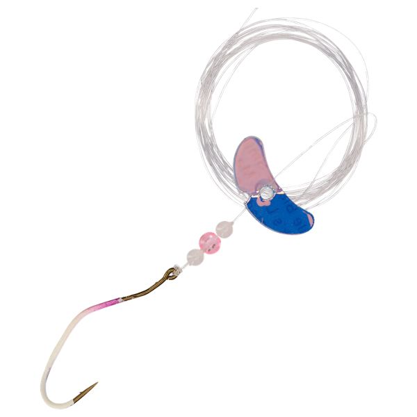 Mack's Lures Smile Blade Slow Death Pro Hook - UV Purple Haze