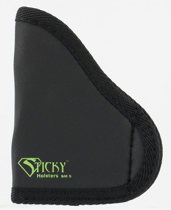 Sticky Holster Sm-5 Small Iwb Holster Ambidextrous Small Semi Auto Pistols Sticky Skin Material Matte Black Finish