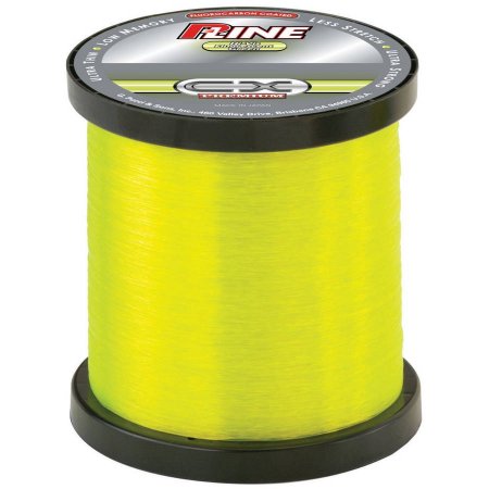 P-Line CX Premium Fluorocarbon Coated Line | 10 Lb.; Hi-Vis Fluorescent Green; 3000 Yds.