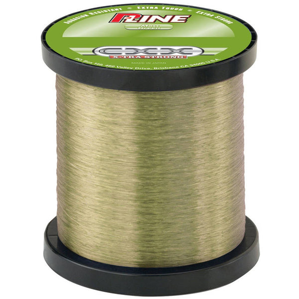 P-Line CXX X-Tra Strong Monofilament Line Bulk Spool | 30 Lb.; Moss Green – Pucci