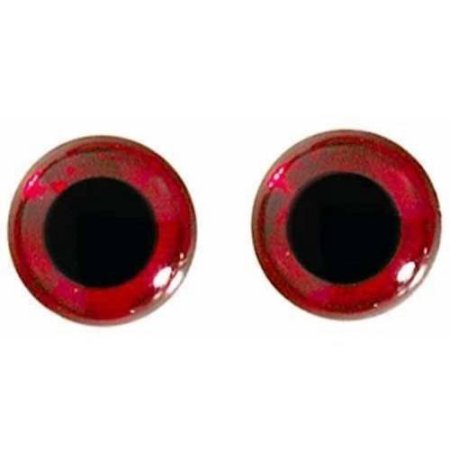 WTP 3D Molded Eyes - 1/4' - Red