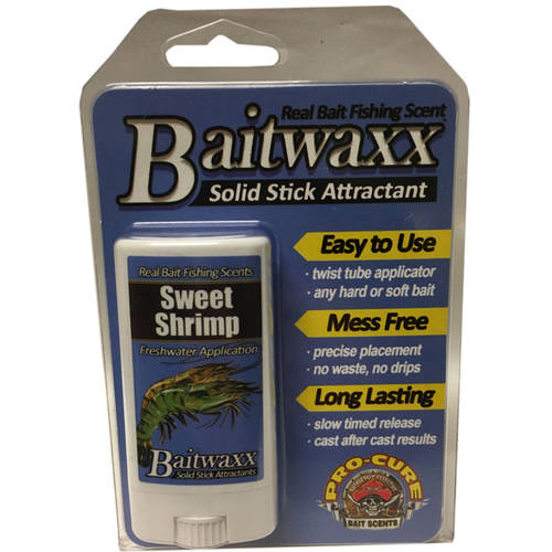 Bait Waxx Sweet Shrimp 55 Oz Easy Application Long Lasting, Strong Sce