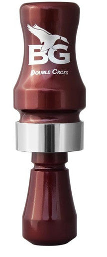 Buck Gardner Double Cross Short Barrel Duck Call - Black Cherry Pearl