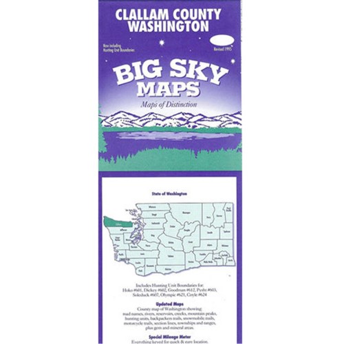 Big Sky Washington State County Maps