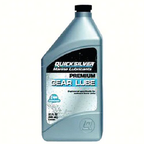 Quicksilver 80W-90 Premium Gear Lube - Marine Engine - 32 Ounce