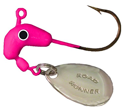 Blakemore Road Runner Panfish Jigs 4-Pack Pink, 1/16 Oz - Frsh Wtr Panfish Bait