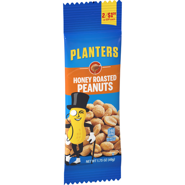 Planters 1.75 Oz Honey Roasted Peanuts