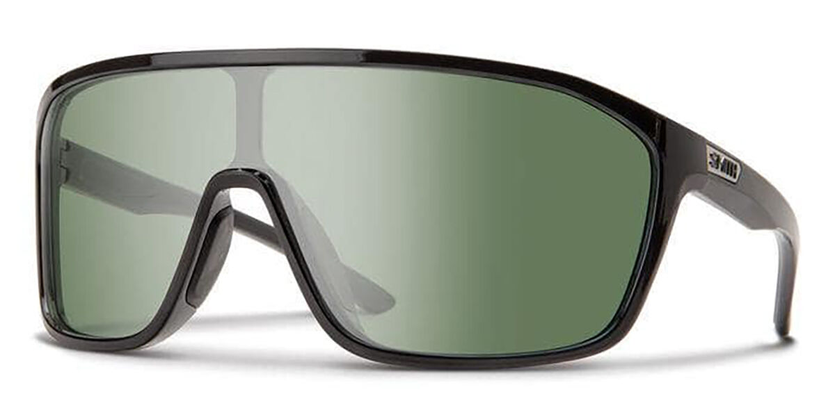 Smith BOOMTOWN Polarized 807/L7 Men's Sunglasses Black Size 135