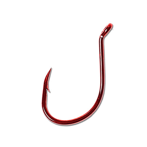 Eagle Claw Lazer Sharp L1 Salmon/Steelhead Octopus Hook - Red - #2 - 54 Pack
