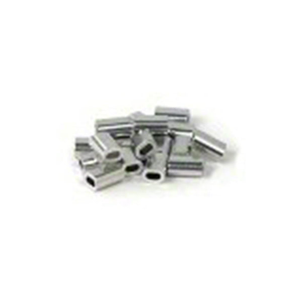Billfisher Aluminum Single Sleeve 50-60Lb 25Pk .8AL-25