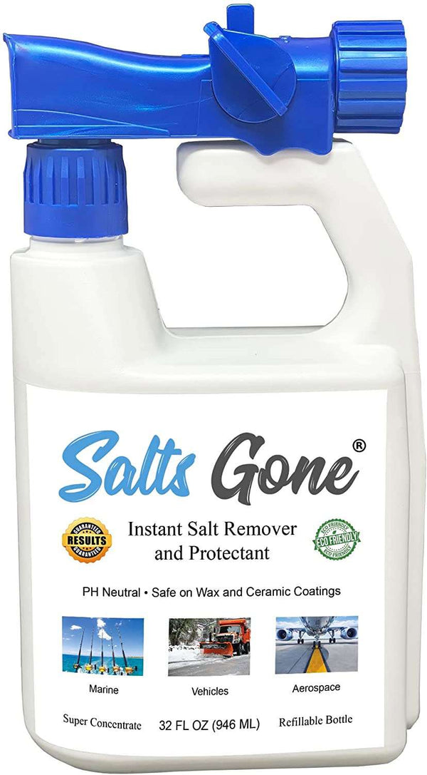 Salts Gone 32 Oz. Refillable Spray Bottle Concentrate