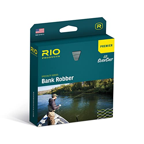 RIO Products Premier Bank Robber Fly Line, Dead Drifting and Bank Fishing, Easy Casting, Slick Coating, WF6F