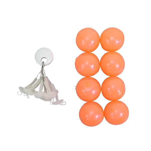 BnR Tackle Soft Beads Peach Gobbler; 16 Mm