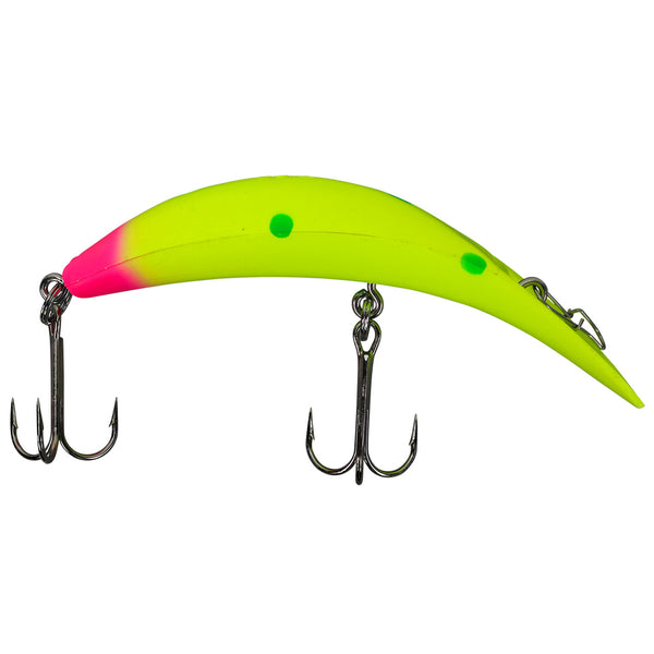 does anyone fish flat fish lures any more Yakima Bait M2 Flatfish Trolling Plug Bleeding Frog in diving lip that quickly gets these lures down into the strike zone Yakima Bait Flatfish - M2/T50/T55/T60