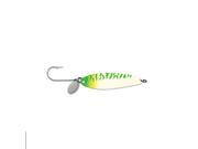 Luhr-Jensen Coyote Spoon 040; 3-1/2"; Everglo Green Tiger