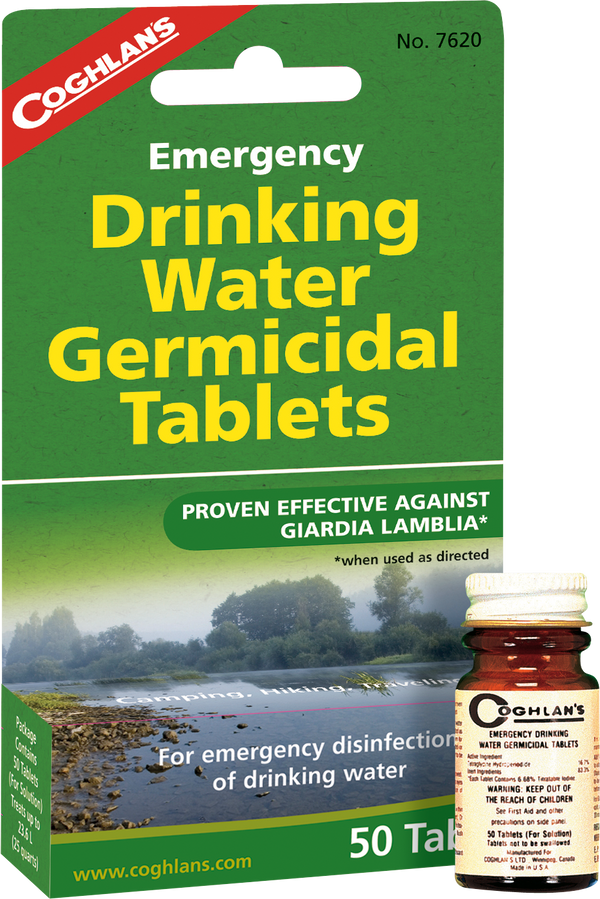 Coghlan's Emergency Germicidal Drinking Water Tablets