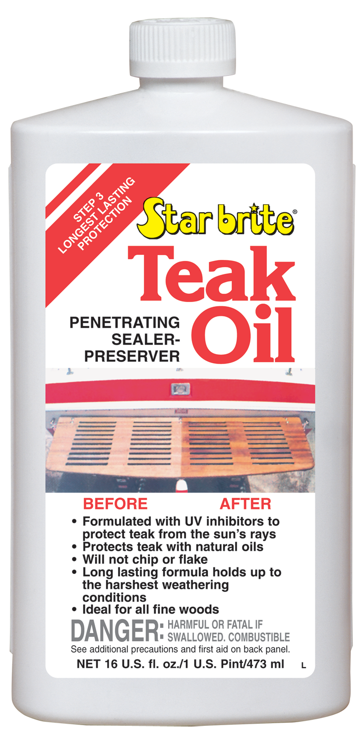 Starbrite Teak Oil-Step 3