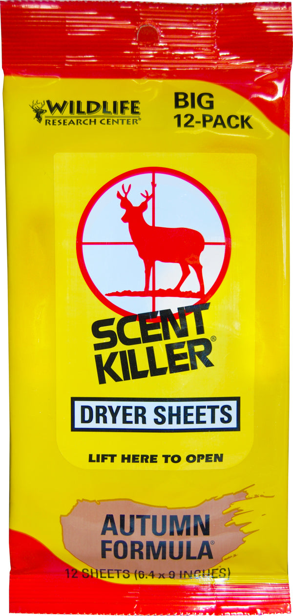 Wildlife Research Scent Killer Autumn Formula Dryer Sheets
