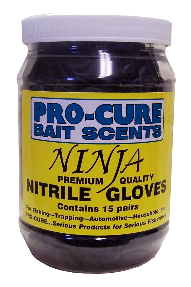 ZZZ Pro-Cure Bait Scents Ninja Nitrile Gloves