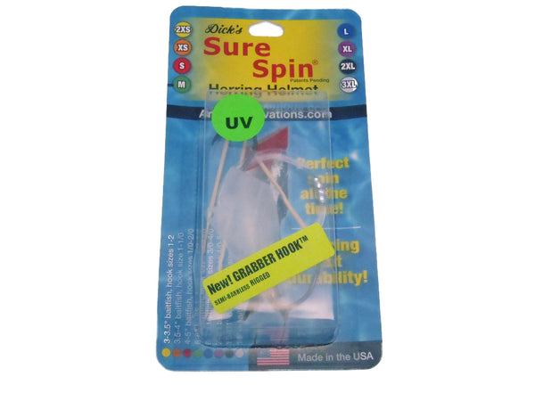 Angler Innovations Dick's Sure Spin Pre-Rigged Bait Fish Helmet – Angler Innovations