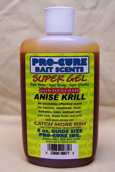 Pro-Cure Super Gel High Performance 8 Ounce Bait Scents & Uv Flash – Pro-Cure