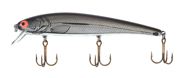Bomber Long A 3/8 oz Chrome Black Back